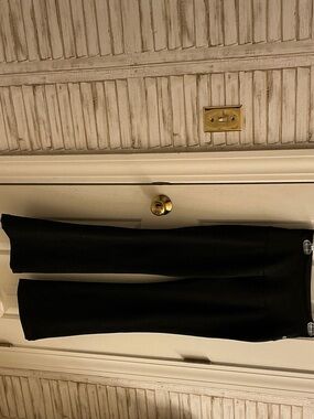 Zella Black Wide-Leg Ponte Pants